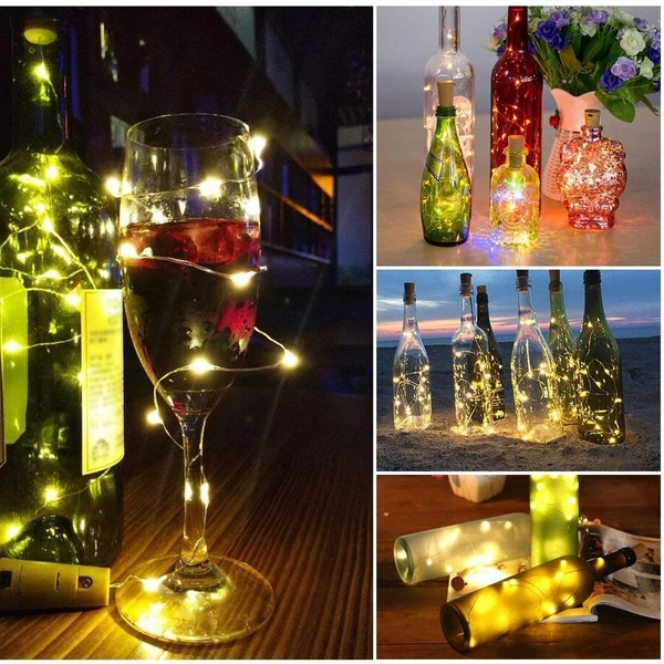 Bottle Cork Lights – 20 LEDs Copper Wire String Lights