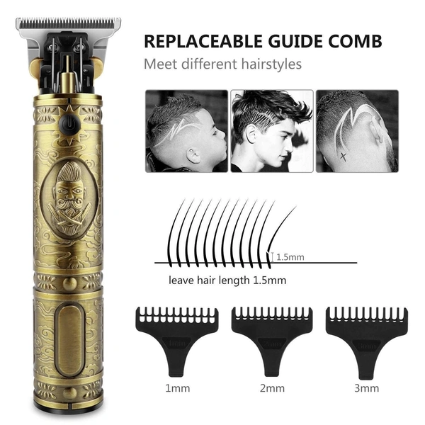 Rechargeable Trimmer Men - Professional Hair Tremor for Men & Beard