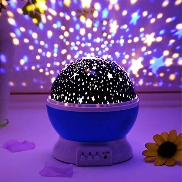 Star Master Galaxy Night Projector Lamp 360 Rotating Led Starry Light with Moon