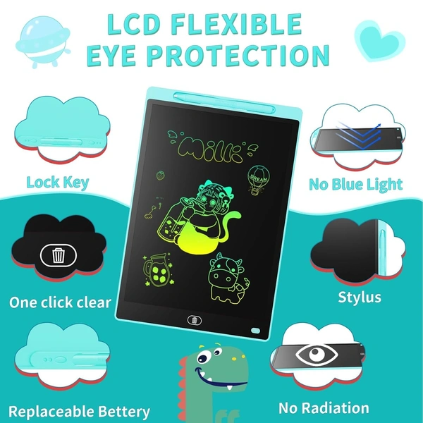 LCD Writing Board, 8.5 Inches, LCD Writing Tablet, Portable Erasable Drawing Board