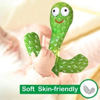 Rechargeable Toys Talking Cactus Baby Toys for Kids Dancing Cactus Toys Can Sing Wriggle & Singing Recording Repeat What You Say Funny