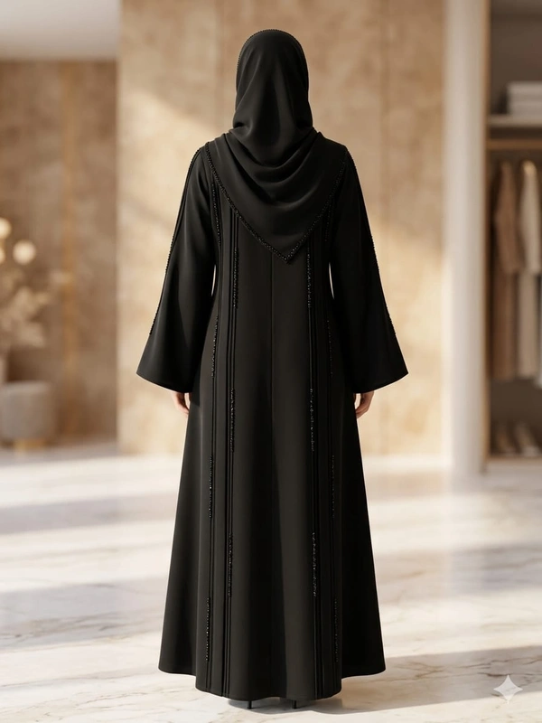 Black Front pleat