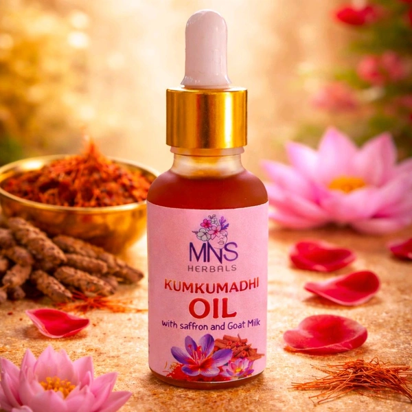 Kumkumadhi Oil with Goatmilk and Saffron 