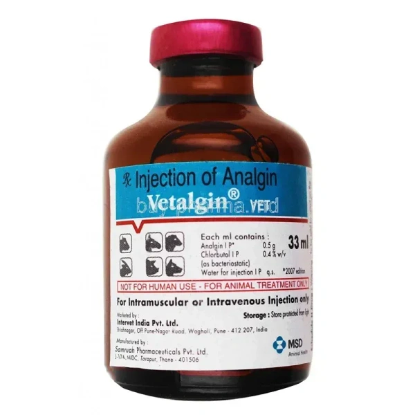 MSD Vetalgin Vet INJECTION 33ML