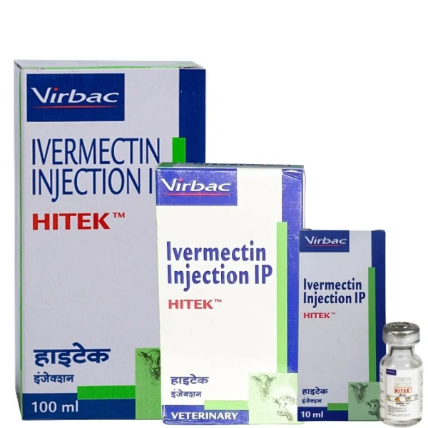 VIRBAC HITEK Injection – Powerful Ivermectin - 100ML