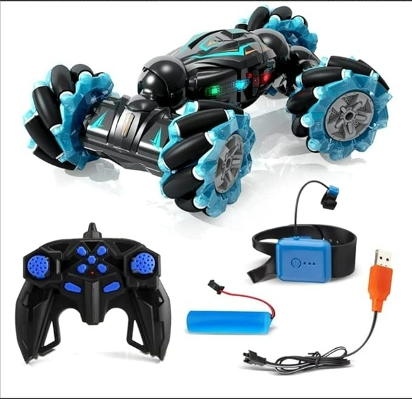 RC Stunt Car 2.4GHz 4WD | Gesture Sensor Remote Control Car with 360° Rotation for Kids