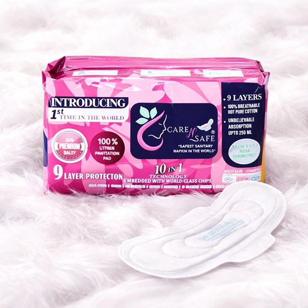 CareNSafe Sanitary Napkins 5 Months Pack (XL,XXL,XXL)