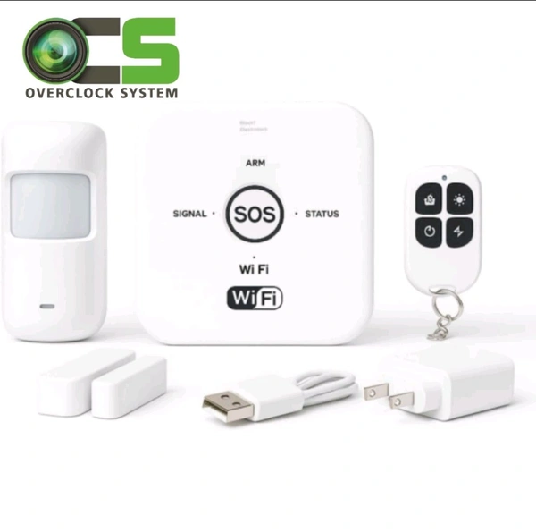 Smart Wireless WiFi Security System Kit | Smart Life APP Control | PIR Motion Sensor, Door Sensor, Remote & Siren