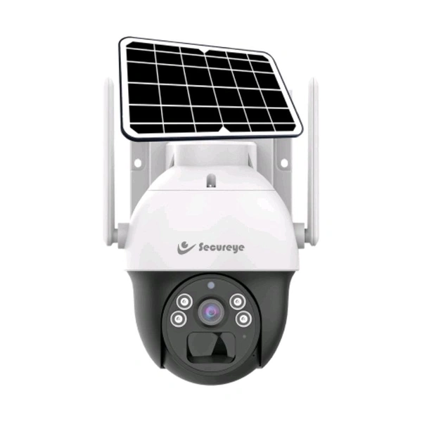 Secureye Wireless AI Wireless Audio Dual Light Colorized Night View PTZ Camera With ONVIF - SOLAR 4G