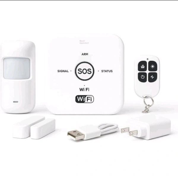 Ocs Smart Wireless WiFi Security System Kit | Smart Life APP Control | PIR Motion Sensor, Door Sensor, Remote & Siren