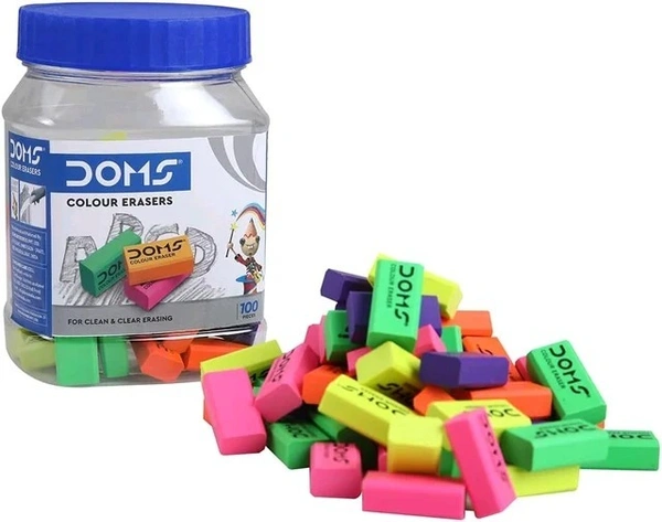Doms Eraser Jar (100pc)