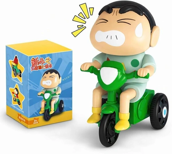 shinchain at bicycle ( toy)