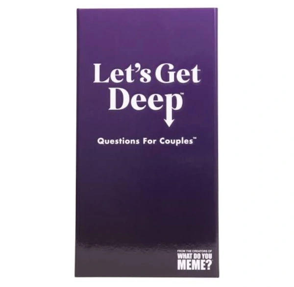 Tickles Let's Get Deep Couples Card Game | Relationship Conversation Starter Fun Romantic Date Night Game for Couples Wedding & Anniversary Gift