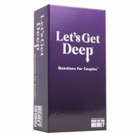 Tickles Let's Get Deep Couples Card Game | Relationship Conversation Starter Fun Romantic Date Night Game for Couples Wedding & Anniversary Gift