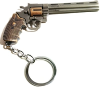 HappierYou Colt Python 357 Revolver PUBG Gun Keychain Cover Gun Keychain Key Chain
