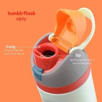 Water Bottle with Portable Lid
Metal Vacuum Insulated... - Brown