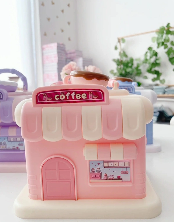 Pastel Coffee Shop Savings Bank -
Supple Room