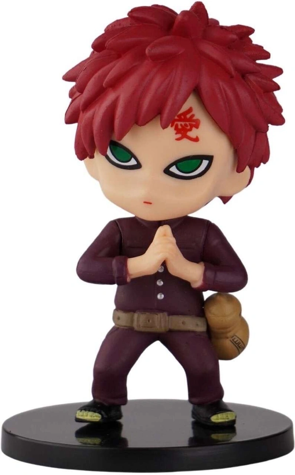 WHITE POPCORN Naruto Anime Gaara Action Figure (Multicolor)