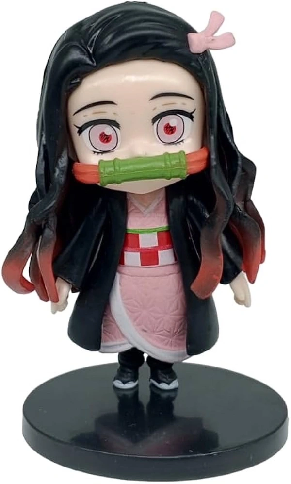 PINAKA Demon Slayer Anime Chibi Nezuko kamado Action
Figure Set C 9 cm Action Figure Figurine