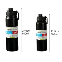 Stainless Steel Vacuum Water Bottle - green