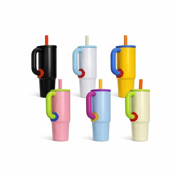 Insulated Stainless Steel Tumbler - yellow
