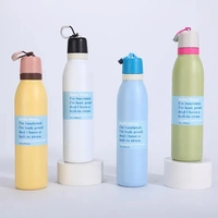 Double Wall Vaccum Water Bottles - green