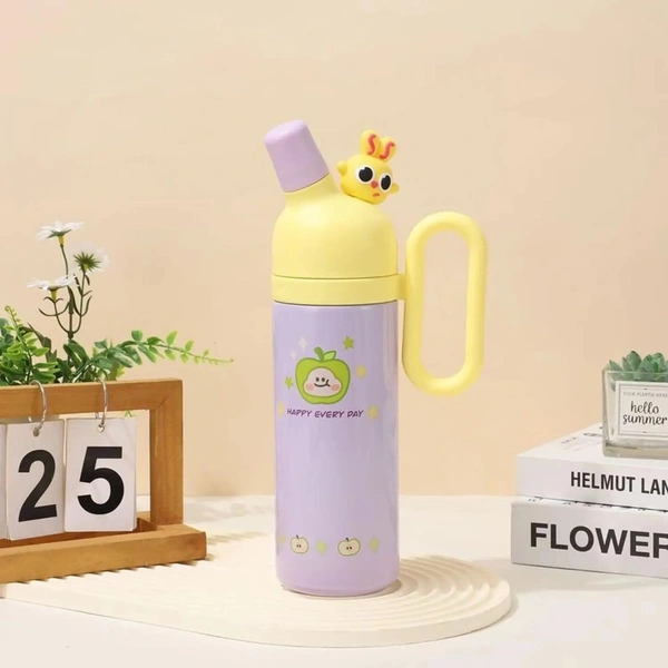 Kawaii Little Angel Insulated Cartoon Doll Bottles - white
