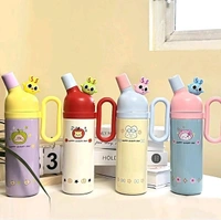 Kawaii Little Angel Insulated Cartoon Doll Bottles - blue