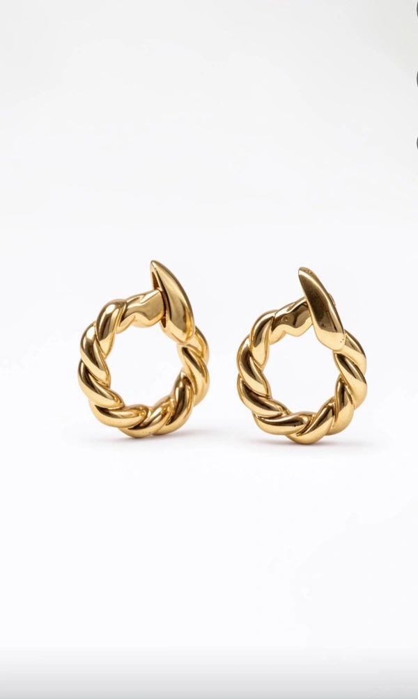 Circle Rope Earrings