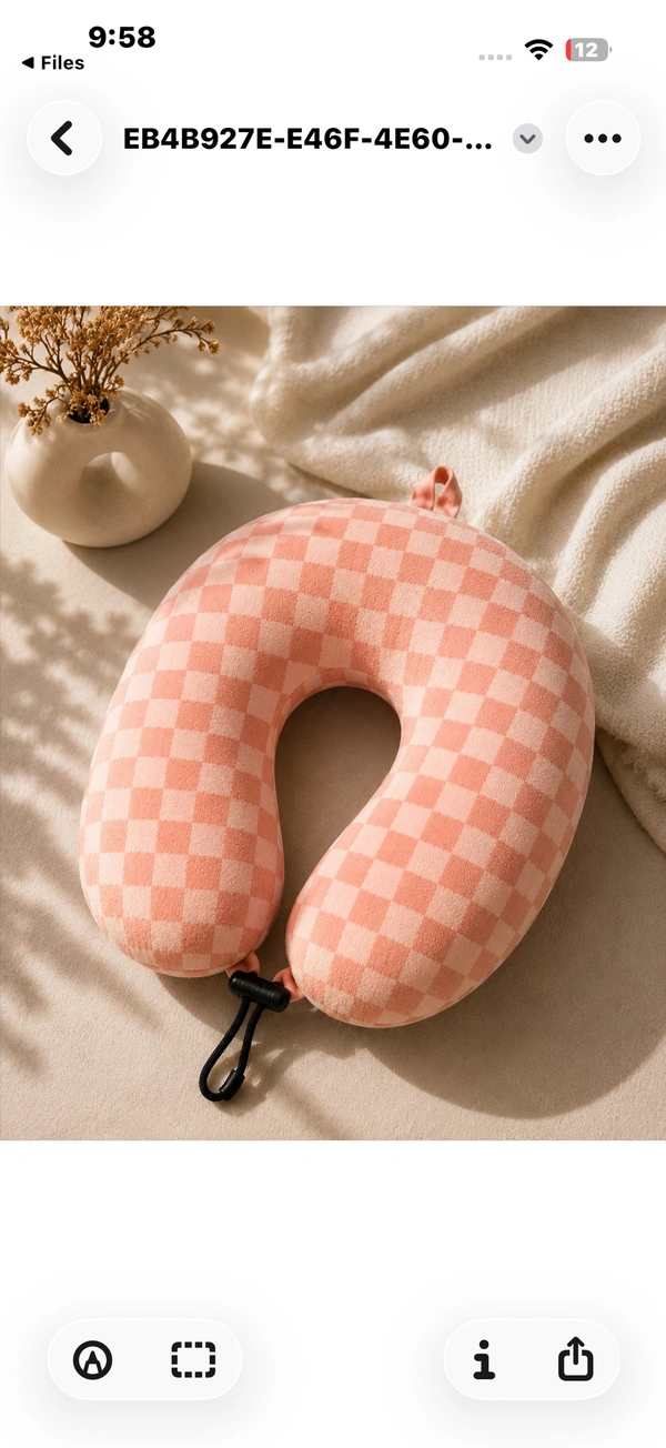 Neck Pillow Chess Print 