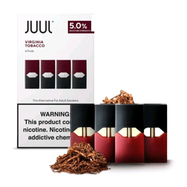 Juul Pods Virginia Tobacco (Pack Of 4) 5%