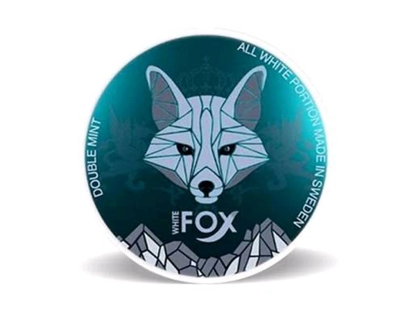 White Fox Double Mint Nicotine Pouches 5mg