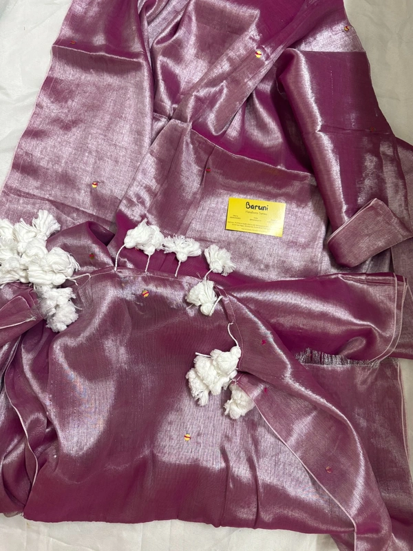 Mul Cotton Tissue Saree