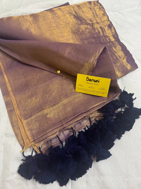 Mul Cotton Tissue Saree