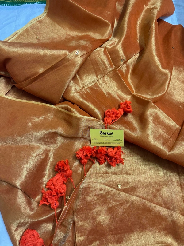 Mul Cotton Tissue Saree