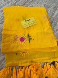 Sunflower Embroidery saree