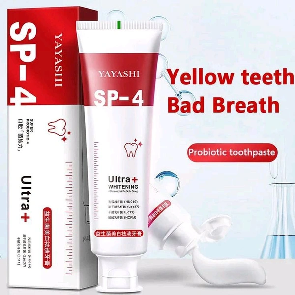 SP-4 Probiotic Whitening Toothpaste, Teeth Whitening Toothpaste