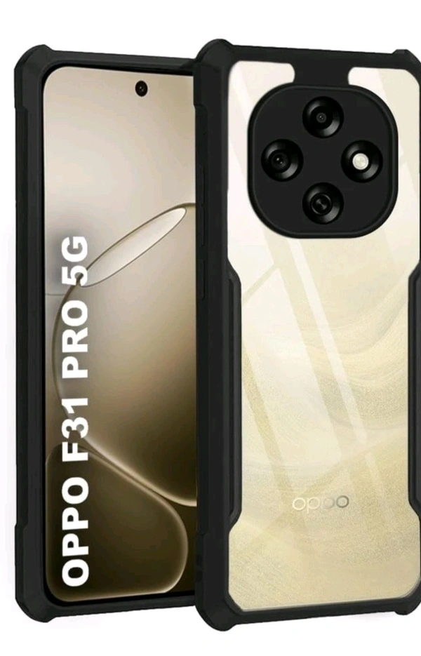 Oppo F31PRO 5G BACK COVER Transparent, Grip Case, Pack of: 1