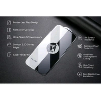IPHONE 17 PRO FLAYR HIGH QUALITY TEMPERED GLASS WITHOUT BLACK BORDER ON SIDES | FULL CLEAR SCREEN PROTECTOR | 9H HARDNESS | EXPLOSION PROOF | (Pack of 1)