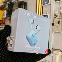 Airdopes 800 w/ Dolby Audio, 4 Mics Al-ENx Tech, Titanium Drivers & ASAP Charge Bluetooth Headset (Interstellar Green, True Wireless) - Mint Green