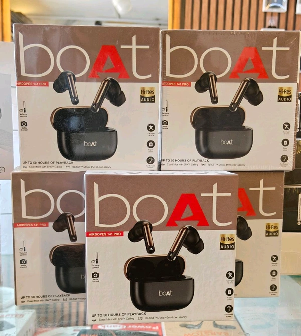 boAt Airdopes141pro Wireless Earbuds with 40 Hours Playback, BEAST Mode & ENX Calling