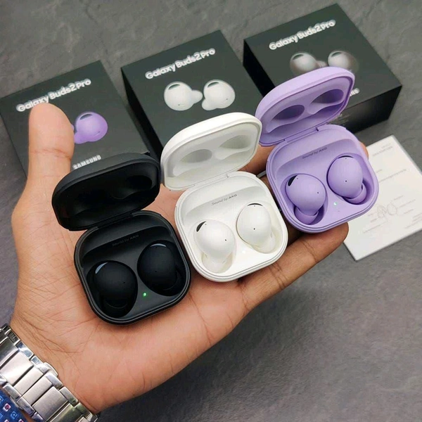 Galaxy Buds2pro  with Innovative Al Features, Bluetooth Truly Wireless Bluetooth Headset (Black, True Wireless)