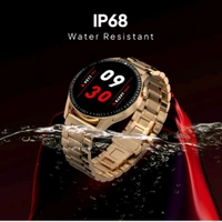 Fire-Boltt Ultimate 35.3mm (1.39) Stainless Steel Luxury Bluetooth Calling, 120+ Sports Smartwatch (Gold Strap, Free Size)