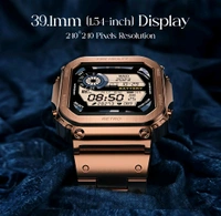 Fire-Boltt Retro 39.1mm (1.54) Display, Bluetooth call, Voice Assistance, Steel Straps Smartwatch (Rose Gold Strap, Free Size)