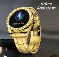 Fire-Boltt Blizzard BT Calling Smartwatch with 32.5mm 1.28 inch Display & Stainless Steel Body (Gold)