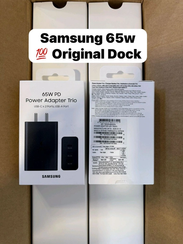 Samsung 65w Adapter Original With Service Center Warranty