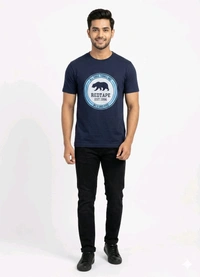Men T-shirt fabric cotton 100% (9021)