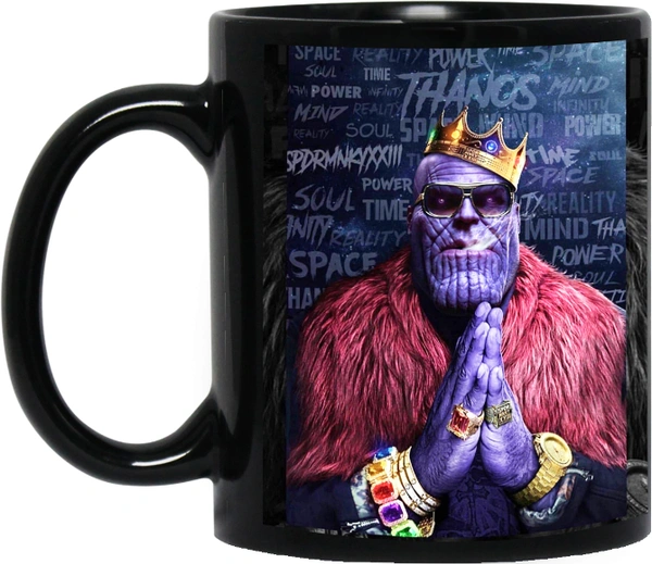 Black Coffee Mug 350 ML - 330 ML, Black