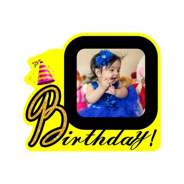 Personalized Fridge Magnet with Photo Print - 3.5"X3"