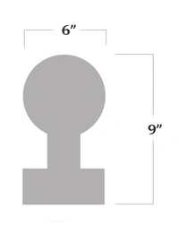 Personalized Wooden Trophy Photo frame for Mother's day gift - 9xg Inch, Blue